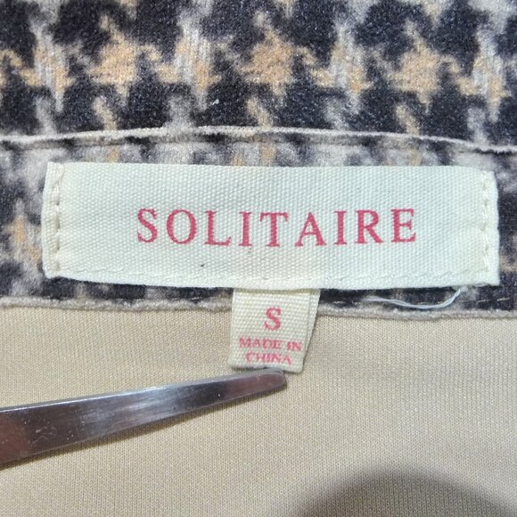 ANTHRO SOLITAIRE FAUX SUEDE TRENCH COAT SMALL - Picture 11 of 11